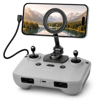 Adjustable Magnetic Phone Stand for DJI RC-N1/N2/N3 Controller(Square Base) - size: Rectangle