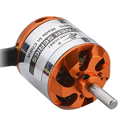 FLASH HOBBY D2836 Brushless Outrunner Motor 2~4S Helicopter RC Motor for RC Airplane Fixed-Wing Drone FPV (880KV) - size: 880kv
