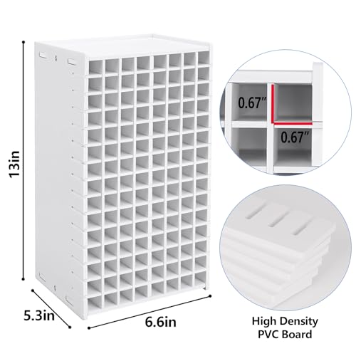 Marker Organizer,120 Slots Marker Holder Organizer with Removable Divider - size: 120 slots