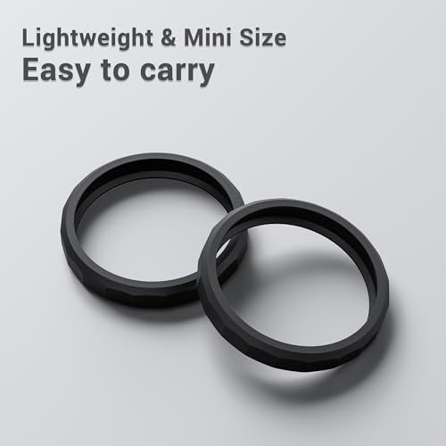 JJC 2Pcs Lens Silicon Ring for DJI Osmo Action 5 Pro 4 3 & Xtra Edge Pro - color: 2Pcs Silicone Lens Protective Ring