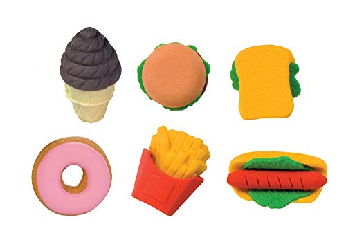 Raymond Geddes Snack Attack 3D Scented Food Erasers (Pack of 36)