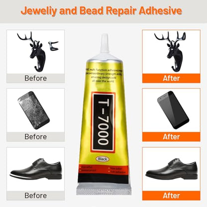 T-7000 Adhesive Multi-Function Glues,Super Glue Suitable for Phone Screen Repair,Wooden,Jewelery (110ML/3.7OZ) - color: 110ML/3.7OZ