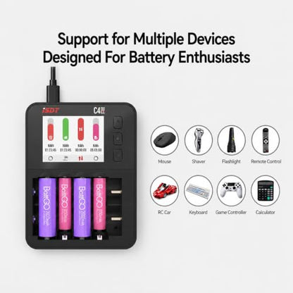 ISDT C4 EVO Smart Universal Fast Battery Charger Analyzer