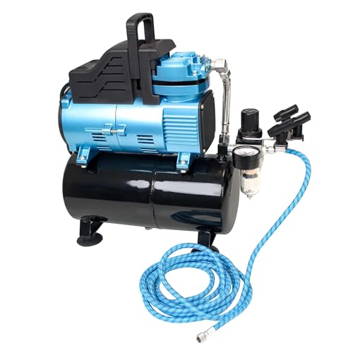 Master Airbrush 1/5 HP Cool-Runner Dual Fan Tank Air Compressor Kit - style: Super Cool Runner Tank