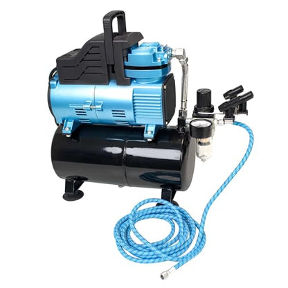 Master Airbrush 1/5 HP Cool-Runner Dual Fan Tank Air Compressor Kit - style: Super Cool Runner Tank