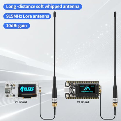 1Pcs 915MHz LoRa Antenna 10dBi Gain for Meshtastic Long Range - color: 1pcs-40cm