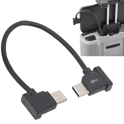 Drone Remote Control Cable, 5.9in PVC USB C to USB C Data Cable Replacement for DJI Mini 2 Controller, Osmo Pocket Gimbal and Mobile Phones with Type C Interface