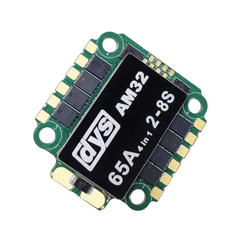 DYS Brushless ESC 65A 4in1 2-8S AM32 30x30 for FPV Freestyle Drone Racing Drone F4 F7 Flight Controller Quadcopter (AM32 65A ESC) - color: AM32 65A ESC