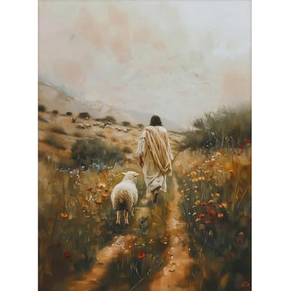 GOUOYANA Religious Square Drill Diamond Painting-Jesus Diamond Art Wall Art - color: DP03444