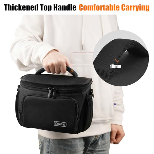 Cwatcun Camera Sling Bag, Waterresistant Crossbody Case for DSLR/Mirrorless - size: M