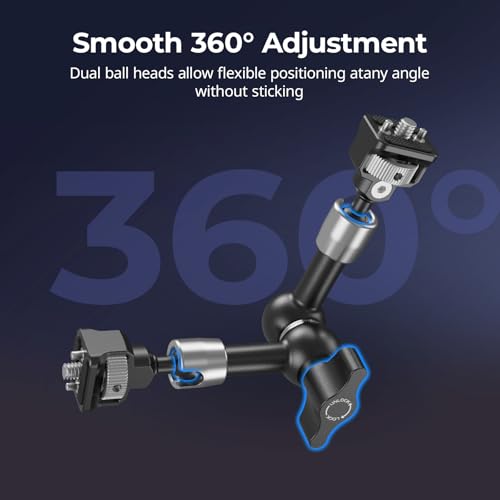 SMALLRIG 7'' Magic Arm with 1/4"-20 Screws & Spring-Loaded Pins - style: 1-Pack (Spring-Loaded Pins)