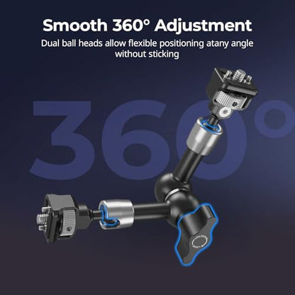SMALLRIG 7'' Magic Arm with 1/4"-20 Screws & Spring-Loaded Pins - style: 1-Pack (Spring-Loaded Pins)