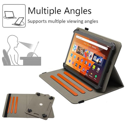 Universal 10 10.1 11 Inch Android Tablet Case Cover for 9.6-11 Inch Tablet - color: Orange