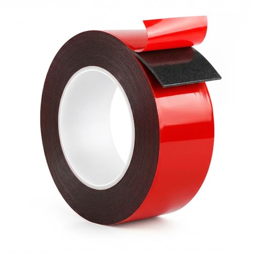 SANKA Double Sided Tape Heavy Duty Mounting Tape, Black 2 in x 18 ft - color: Black, size: 2 in x 18 ft