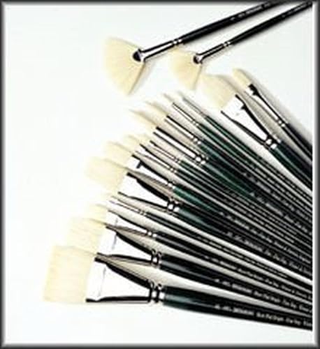 Winsor & Newton Winton Hog Fan Bristle Brush, #8 - size: #8, style: Fan