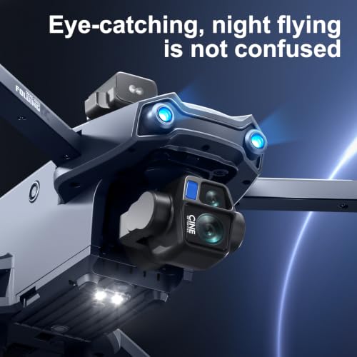 Airdrop Drone with Camera, Drones GPS Auto Return Foldable for Adults