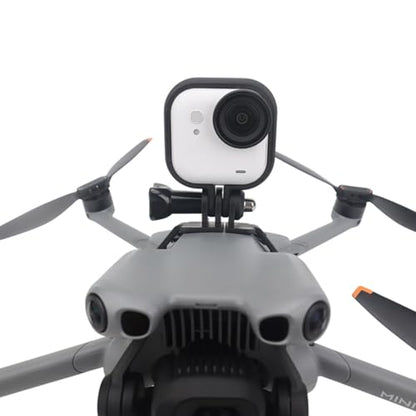 Drone Action Camera Mounting Holder for DJI Mini 5 Pro, Drone Gimbal Upper Expansion Bracket with 1/4 Screw Tripod Mount Adapter for Mini 5 Pro Accessories