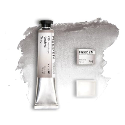 MEEDEN Professional Artist Watercolor Paint: Neutral Grey - 15ml/0.5oz - color: Neutral Grey