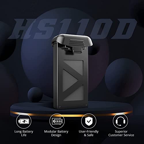 Holy Stone 3.7V 1000mAh Modular Rechargeable Li-po Battery (1 Piece) for RC Quadcopter Drone HS110D Black