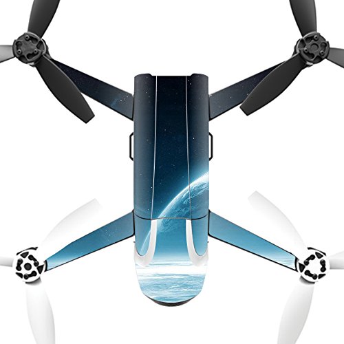 MightySkins Skin Compatible with Parrot Bebop 2 Quadcopter Drone wrap Cover Sticker Skins Outer Space