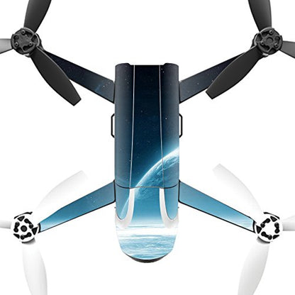 MightySkins Skin Compatible with Parrot Bebop 2 Quadcopter Drone wrap Cover Sticker Skins Outer Space