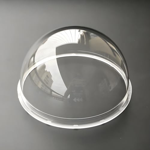 6 Inch Weatherproof Acrylic Clear Camera Dome Cover, CCTV Replacement Transparent Lens Cap, Surveillance Security Camera Protective Shield, 152mm Outer Diameter, 85mm Height