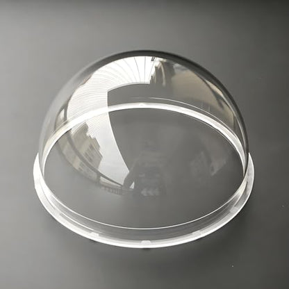 6 Inch Weatherproof Acrylic Clear Camera Dome Cover, CCTV Replacement Transparent Lens Cap, Surveillance Security Camera Protective Shield, 152mm Outer Diameter, 85mm Height