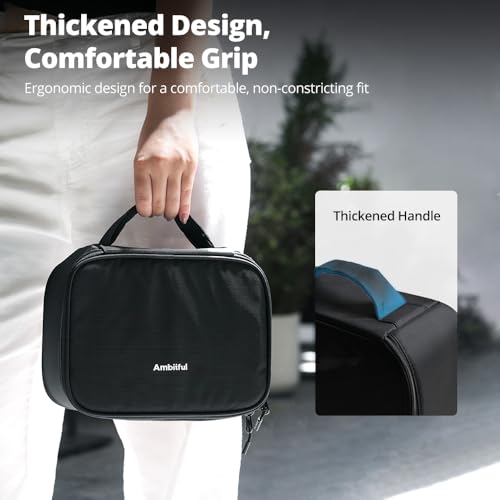 AMBITFUL Carrying Bag Zoom P7 S for Photography Equipments with Large Capacity, Multi-functional Storage Case for Mini Drone and Other Accessories,with Thick Sponges and Interial Mesh Layer - size: S /9.8"x7.4"x4.5"