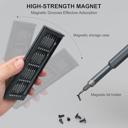 SHARDEN Precision Screwdriver Set for Electronic Repair 49 in 1 - color: 49 in 1 Grey