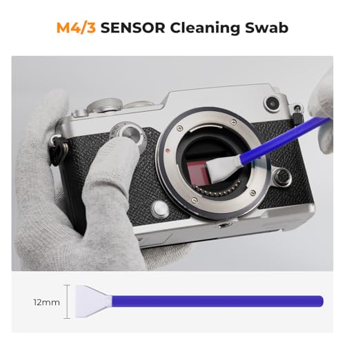 K&F CONCEPT M4/3 Sensor Cleaning Kit with Sensor Cleaner for M4/3 Cameras - size: 12mm