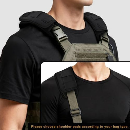 ZINMARK 1PC Professional Tactical Vest Shoulder Pad,Backpack pad,1PC-Black - color: 1pcs-black