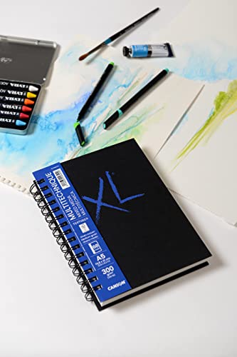 CANSON XL Textured Mixed Media 300gsm A5 Paper Pad 34 Sheets - style: A5 300GSM 34 SHEETS