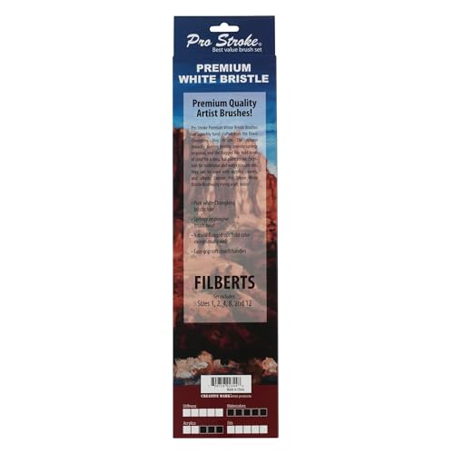 Creative Mark Pro Stroke Chungking Paint Brush - Filbert Set of 5 - style: Filberts