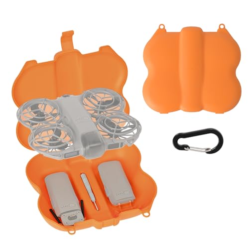 Protective Hard Case Small Storage Bag for DJI NEO 2, Orange - color: Orange