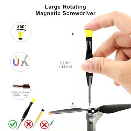 Propellers with Magnetic Screwdriver for DJI Mini 3/ Lito 1/ Lito X1 (24Pcs