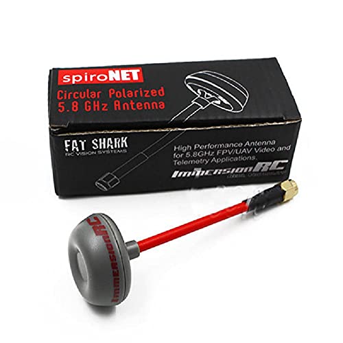 RC FPV Male Antenna Flexible 5.8GHz Circular Polarized SpiroNet Antenna Replacement - size: RP-SMA