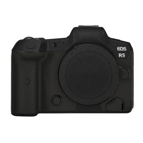 Anti-Scratch Camera Skin Wrap R5 Sticker Coat Vinly Protective Film Body Protector Decals Cover for Canon EOS R5 R 5 (Frosted Black) - color: Frosted Black