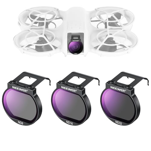 Neewer ND Filter Set for NEO Drone, 3 Pack ND8/ND16/ND32 Neutral Density Drone Accessories Slim Multicoated HD Optical Glass Compatible with DJI NEO, FL-N32 - size: Neo Metal, style: 3 Pack ND