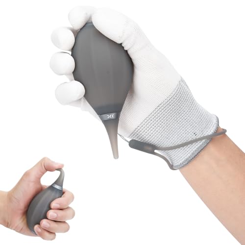 Upgraded Version Soft Tip Silicone Camera Dust Blower Lens Air Blower - color: Grey, size: Upgraded