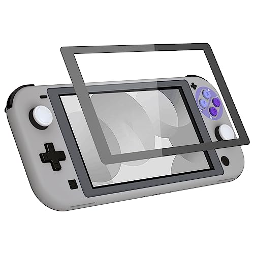 eXtremeRate Classic SNES Style DIY Replacement Shell for Nintendo Switch Lite, NSL Handheld Controller Housing w/Screen Protector, Custom Case Cover for Nintendo Switch Lite - color: Classic SNES