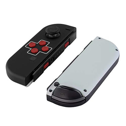 eXtremeRate DIY Replacement Shell Buttons for Nintendo Switch & Switch OLED, Classics NES Style Soft Touch Housing with Full Set Button for Joycon Handheld Controller - Console Shell NOT Included - color: Classic NES Style