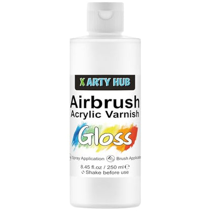 Acrylic Varnish High Gloss, 8.45 fl oz Acrylic Paint Sealer - color: Gloss, size: 8.45 fl oz