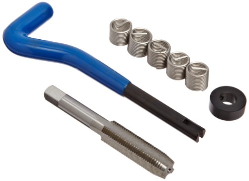 E-Z Lok EK31115 Helical Threaded Insert Kit, 304 Stainless Steel, 7/16"-20 Thread Size, 0.656" Installed Length (Pack of 5) - size: 7/16"-20 Thread Size, 0.656" Installed Length, style: Pack of 5