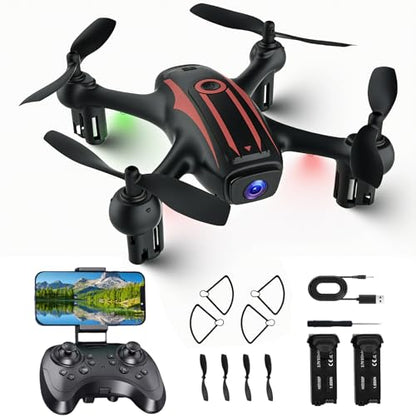 Drone with Camera 1080P HD, Mini RC Quadcopter for Kids & Adults - color: Brown