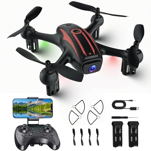 Drone with Camera 1080P HD, Mini RC Quadcopter for Kids & Adults - color: Brown