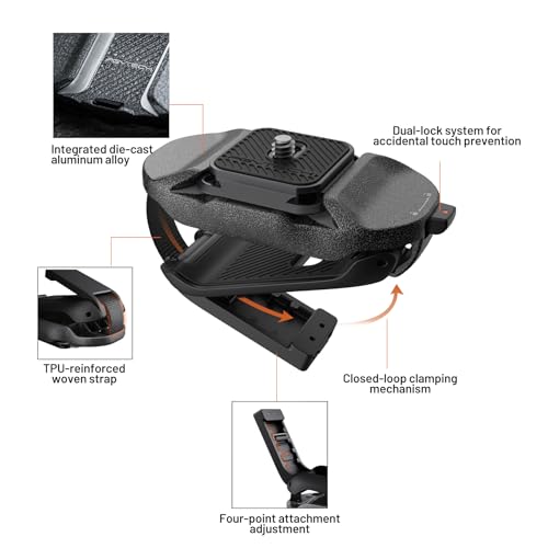 PGYTECH Beetle Camera Clip V2 with Plate Quick Release Camera Backpack Clip - style: Camera Clip V2