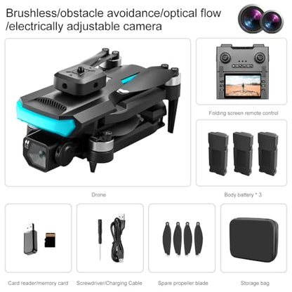 KMAX Drone with Camera & GPS & Brushless Motor(3 Batteries) (3 Batteries) - color: 3 Batteries