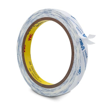 3M Double Sided Tape Thin 0.5"×32.8Ft, 9448A Double Coated Tissue Tape - size: 0.5"x 32.8 Ft