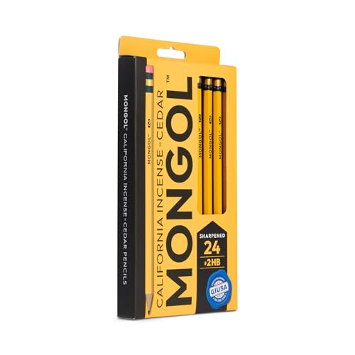 Mongol Classic Incense Cedar #2 Pencil - 24-Pack - Pre-sharpened - size: 1 Count (Pack of 24)