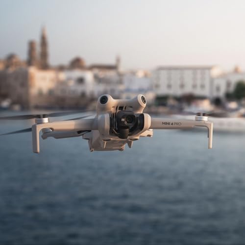 DJI Mini 4 Pro Drone with 3 Battery Fly More Combo with DJI RC 2 Screen Remote Camera Drone Bundle Kit, with 128 GB SD, 3.0 USB Card Reader, Landing Pad, Waterproof Backpack, Strobe Lights and More
